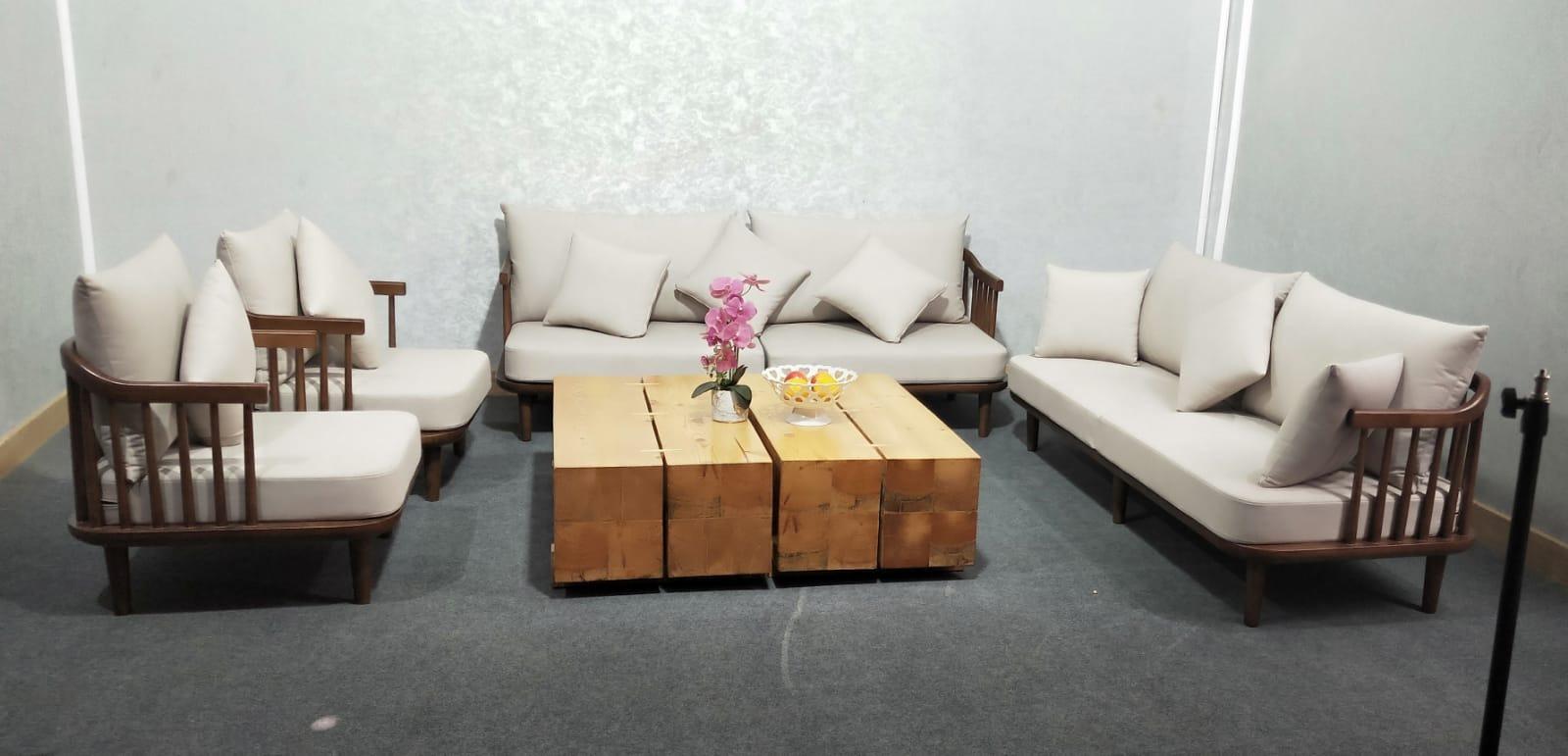 Wooden Sofa Set